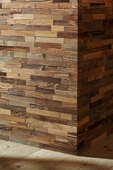Stakkato 3 D Wandverkleidung Fichte alt sonnenverbrannt braun ***Achtung: Im Warenkorb die Versandkosten nach Preis/Gewicht auswählen***
