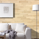 Wodewa 400 - 3D Massivholz Wandverkleidung - Eiche Natur (ungeölt)